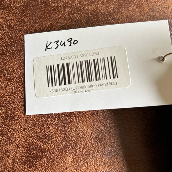 Bernardo Valentino Black Satin Clutch - Picture 3 of 11